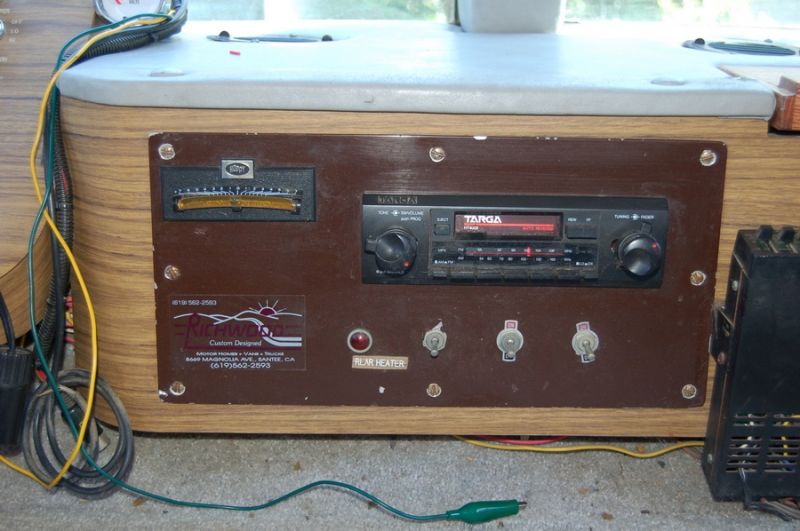 Radio console before
